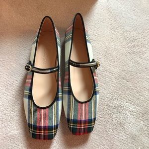J Crew Plaid Mary Jane